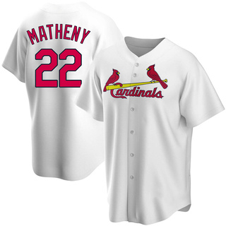 Replica Mike Matheny Men's St. Louis Cardinals Home Jersey - White